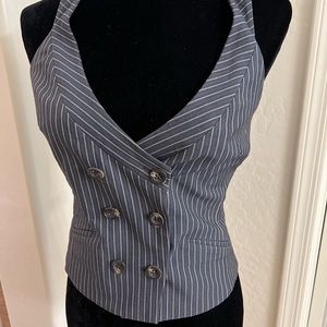 I must light pin stripe! Here’s a navy M GUESS vest